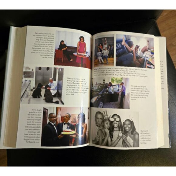 2 Michelle Obama Books 1st Ed Becoming American Grown Kitchen Grown First Lady - Picture 6 of 15